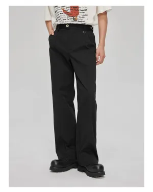 Basic Casual Straight Pants