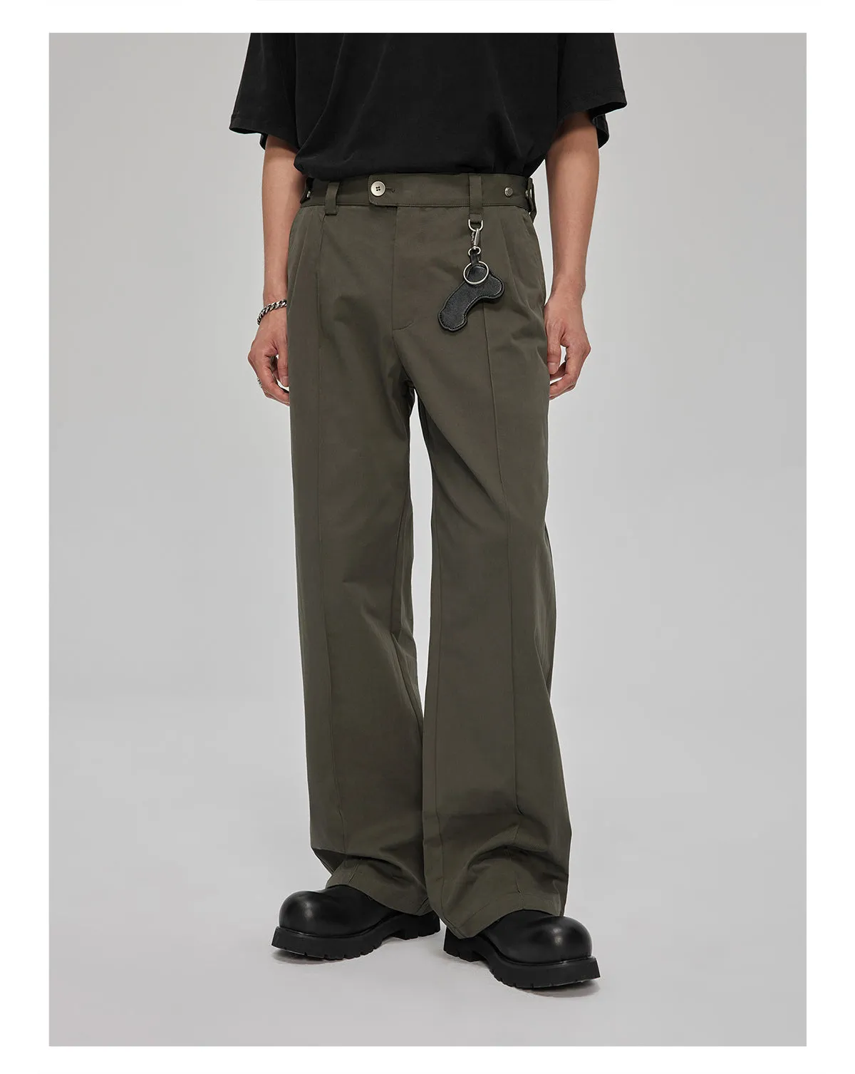 Basic Casual Straight Pants