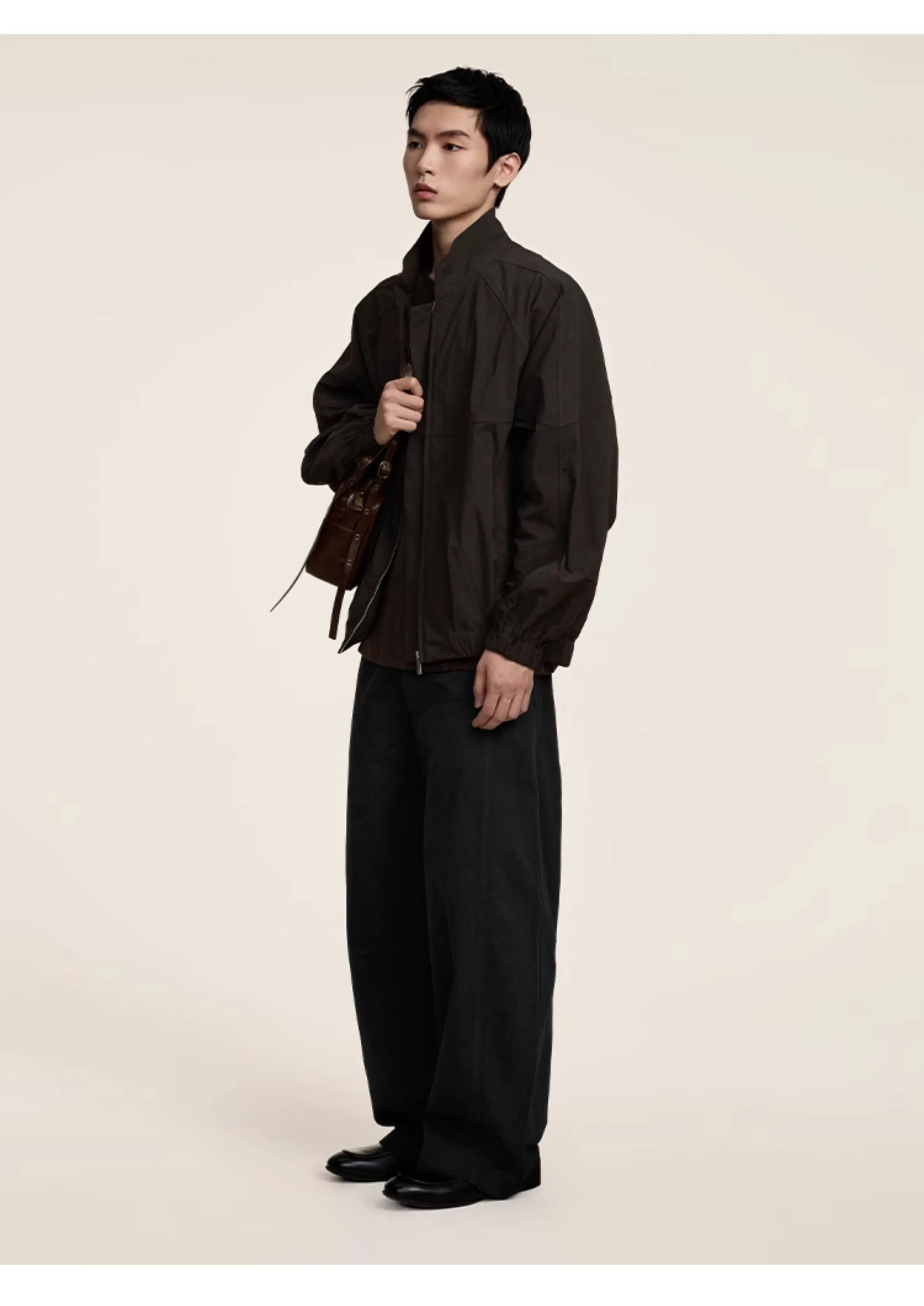 Basic loose-fitting casual pants