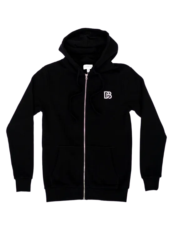 Black Zip Hoodie