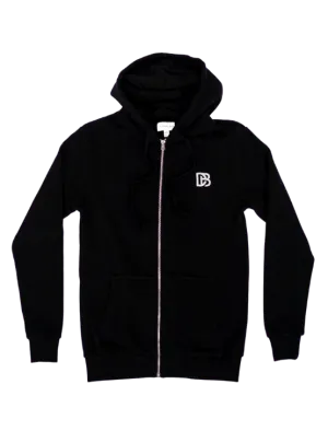 Black Zip Hoodie