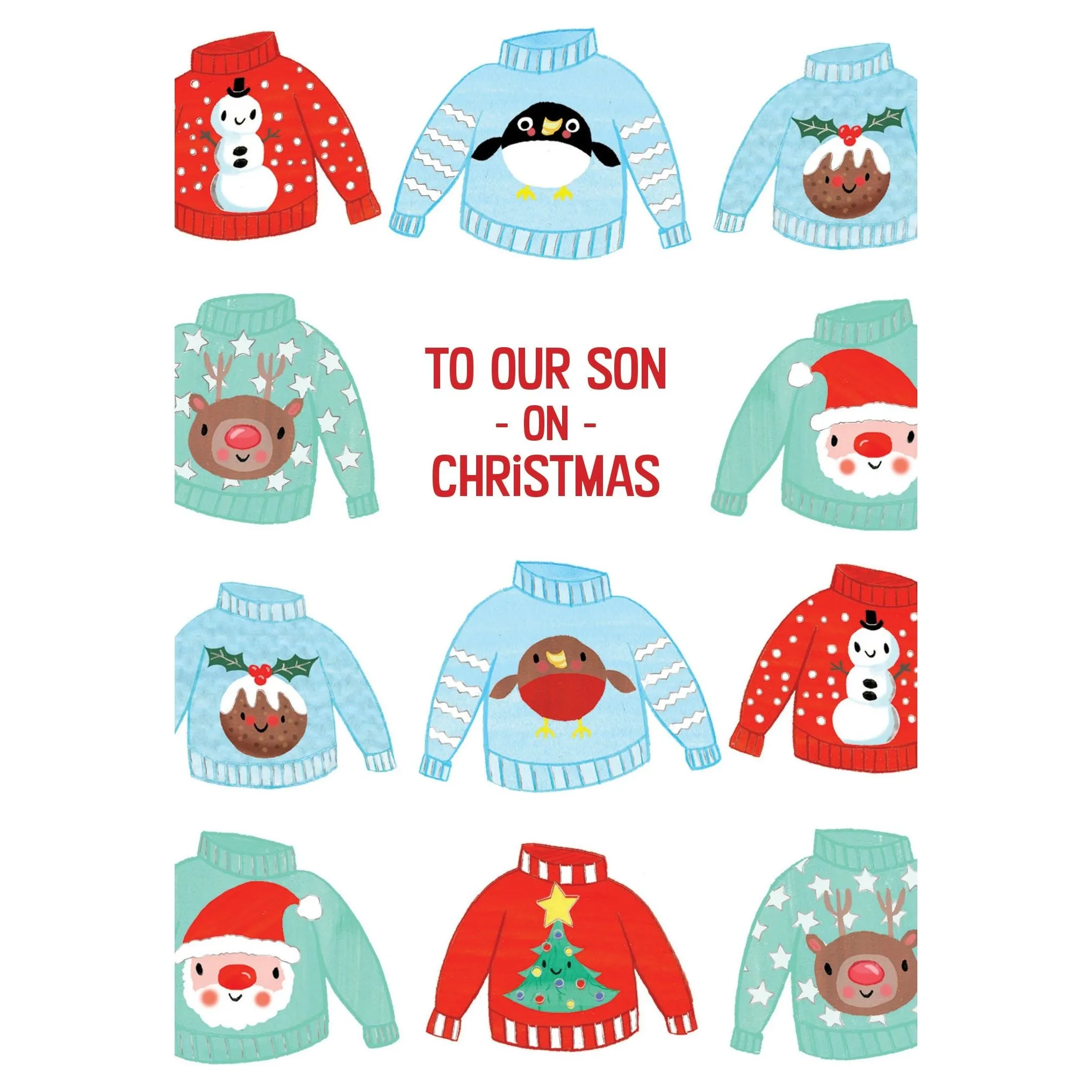 Christmas Sweaters Christmas Card Son