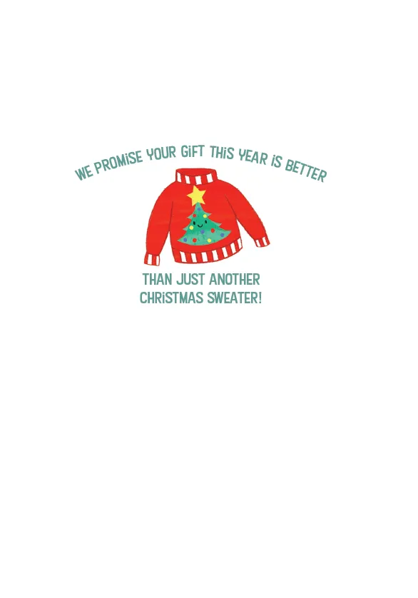 Christmas Sweaters Christmas Card Son