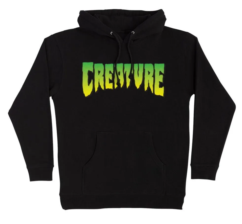 Creature Logo P/O Hooded Heavyweight Sweatshirt Black