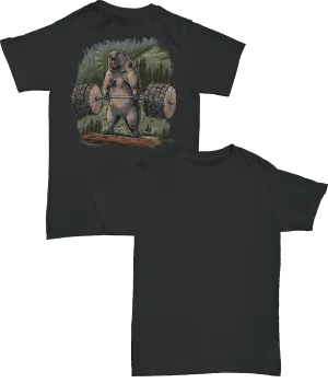 Deadlifting Marmot T-shirt (Back Print only)