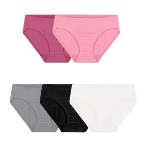 Fruit of the Loom Signature Women's Breathable Micro Mesh Bikini Briefs, 5 Pieces. 5DBMBKK Fruit of the Loom