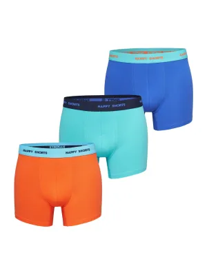 Happy Shorts boxer briefs, blue/orange