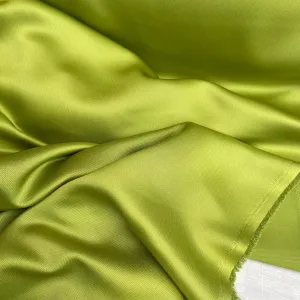 Lime Punch Luxury Drape Stretch Satin