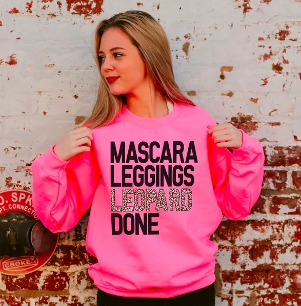 Mascara Leggings Leopard Done Tee