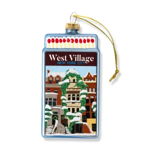 Matchbook Ornament - West Village