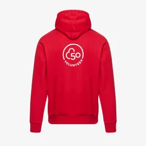 Men's volunteer red 50 hoodie