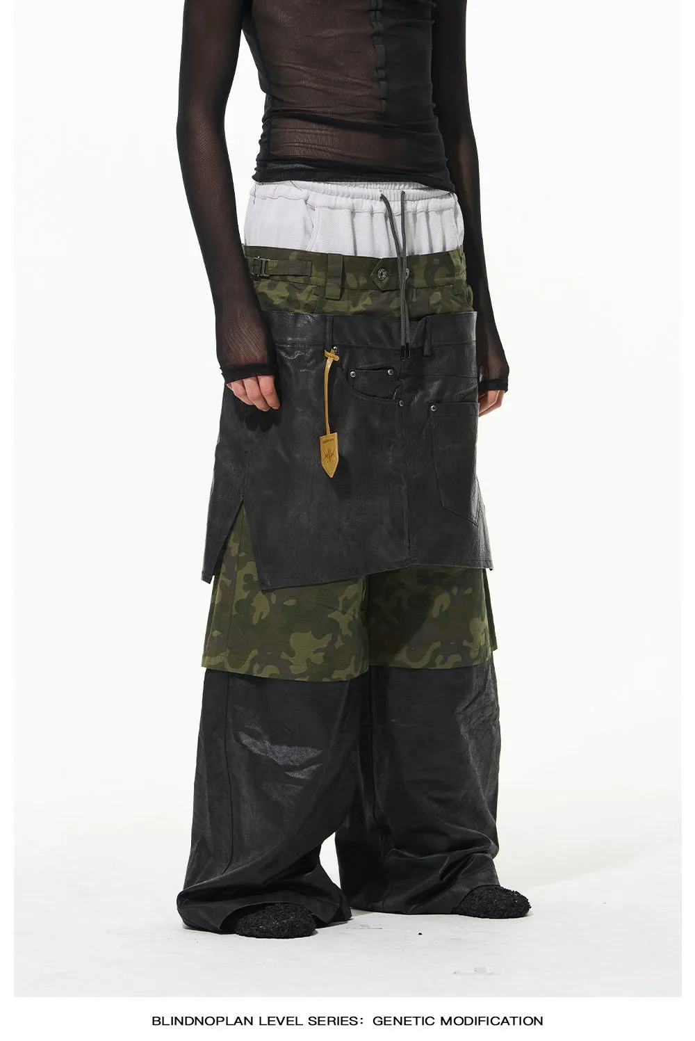 Multi-layer Waist Casual Pants