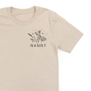 NANNY - Bouquet - Pocket Size ﻿- Unisex Tee