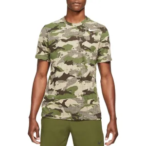 Nike Dri-Fit Men Training T-Shirt Khaki