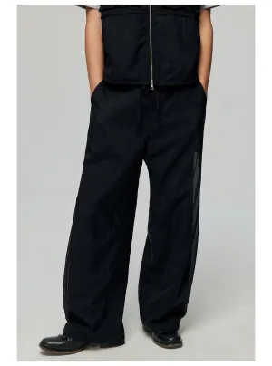 Nylon two-layer casual pants