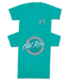 Old Row Circle Logo Pocket Tee - Seafoam Green