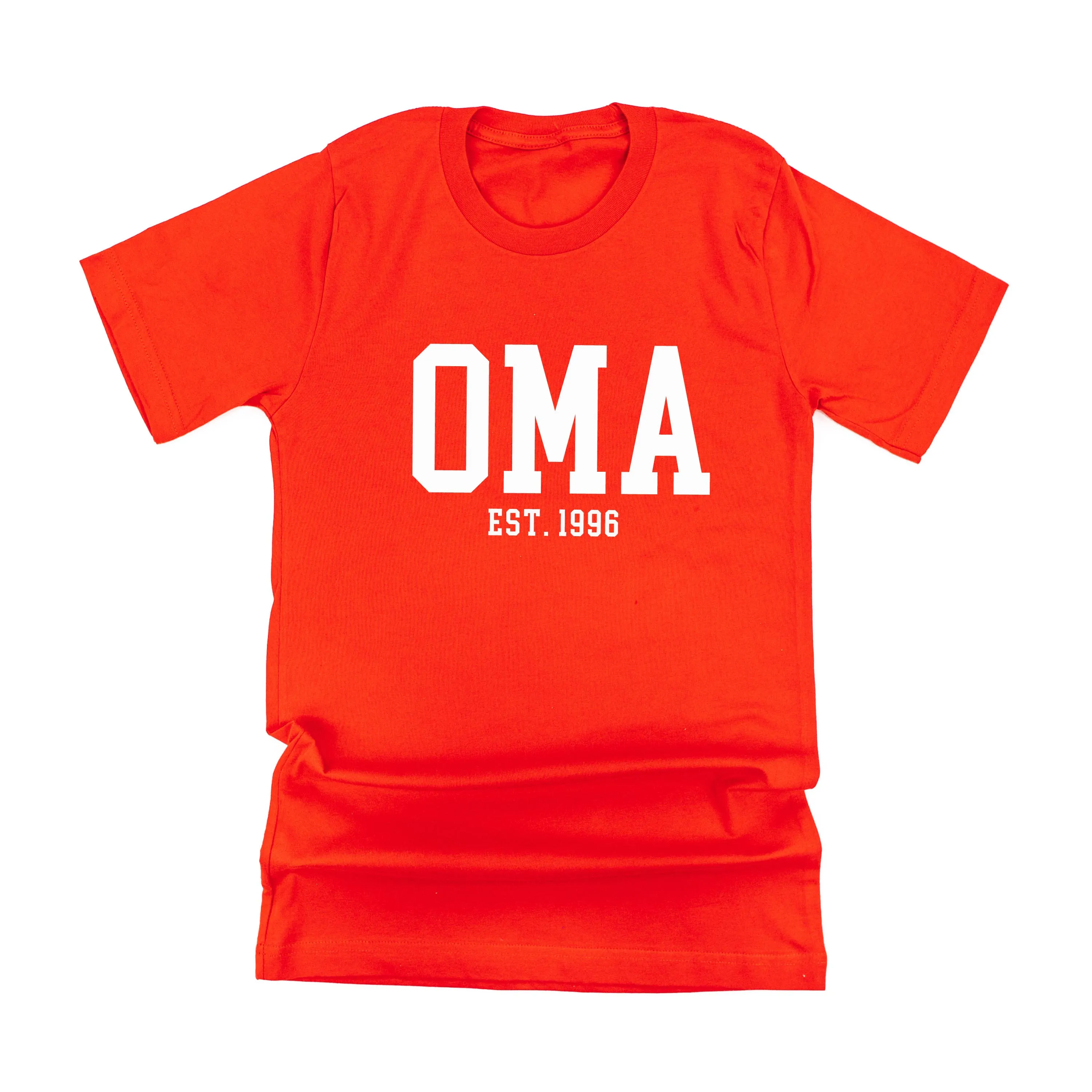 Oma - EST. (Select Your Year) ﻿- Unisex Tee