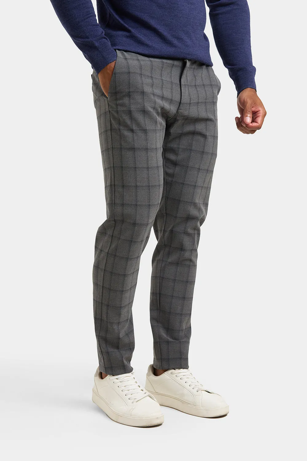 Patterned Pants in Grey