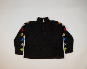 Rainbow Snowflakes-Medium Christmas Sweater