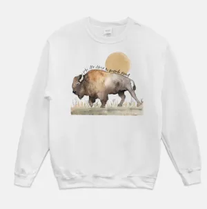 Roam Buffalo Hoodies / Sweatshirt