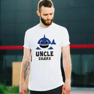 Shark Theme Birthday T-Shirts - Uncle Shark