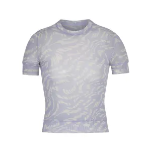 SUMMER MESH T-SHIRT | LILAC SWIRL