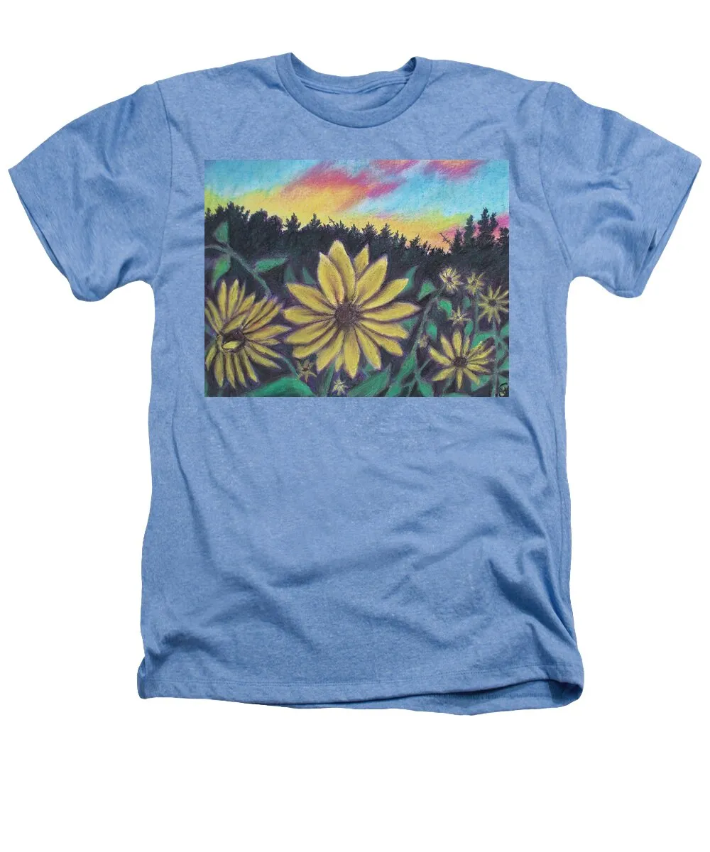 Sunflower Sunset - Heathers T-Shirt