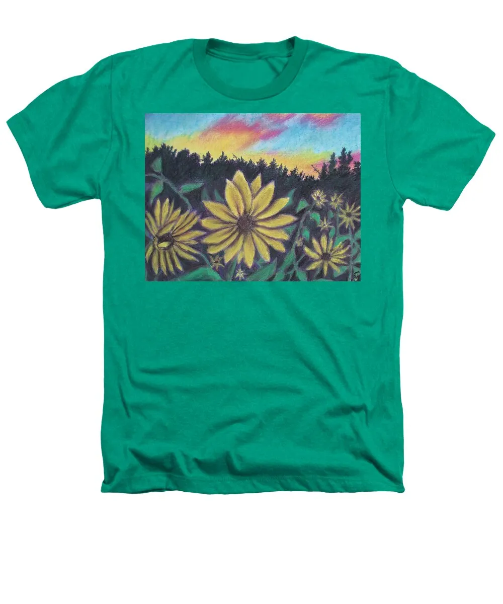 Sunflower Sunset - Heathers T-Shirt