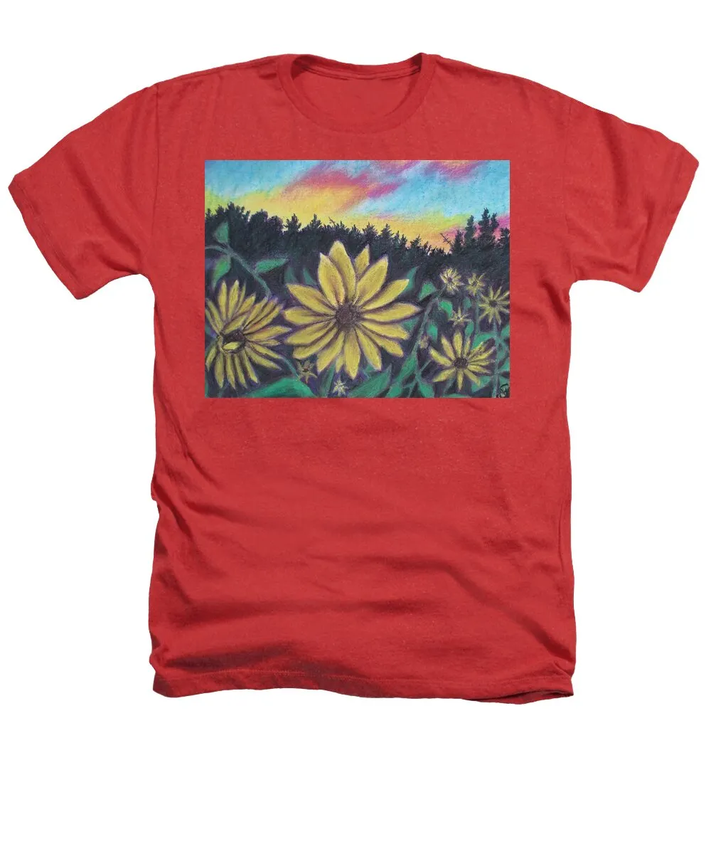 Sunflower Sunset - Heathers T-Shirt