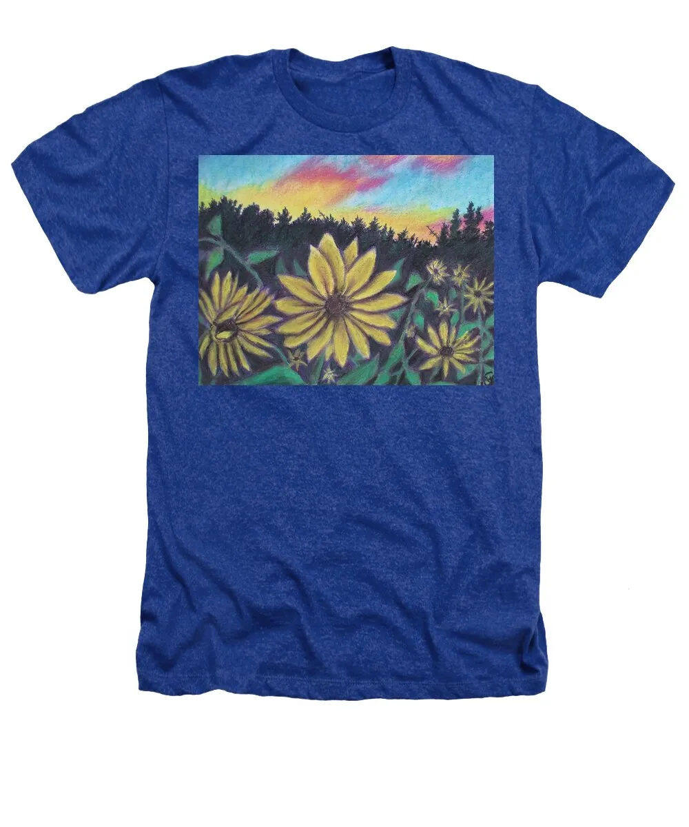 Sunflower Sunset - Heathers T-Shirt