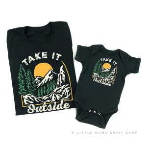 Take It Outside - Set of 2 BLACK Shirts