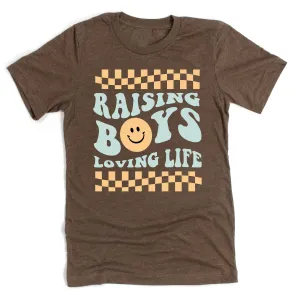 THE RETRO EDIT - Raising Boys Loving Life - Unisex Tee