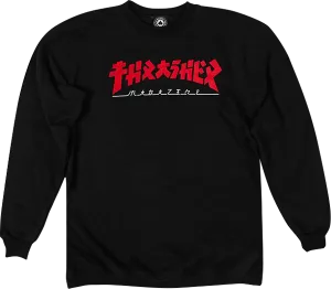 Thrasher Godzilla CrewNeck BLK/Red