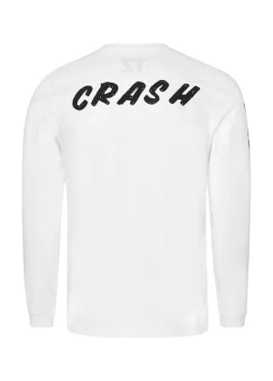 White Slogan Long Sleeve T-Shirt