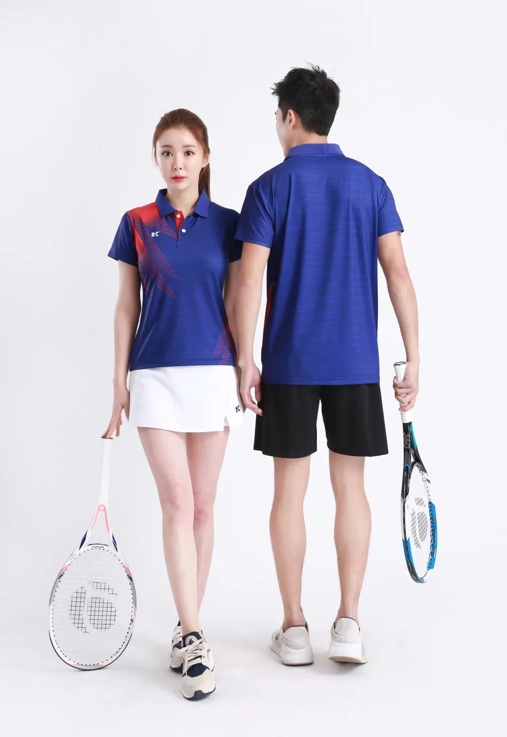 Women's Men's Sports Badminton wear shirts Table tennis game Shirts clothes Exercise Tennis Volleyball Handball Shirts