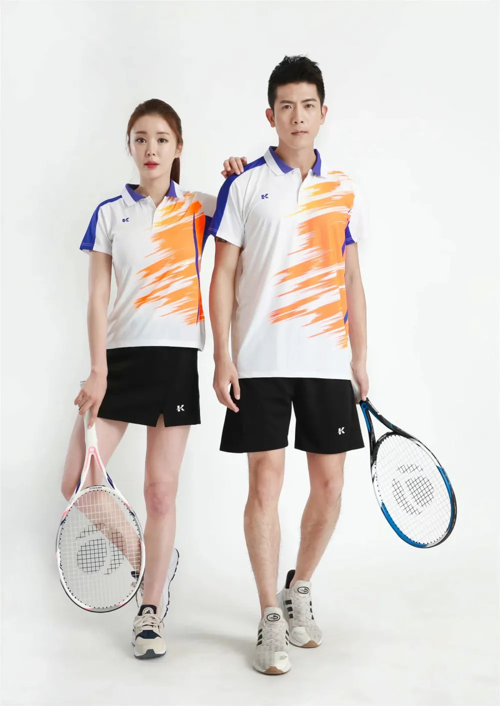 Women's Men's Sports Badminton wear shirts Table tennis game Shirts clothes Exercise Tennis Volleyball Handball Shirts