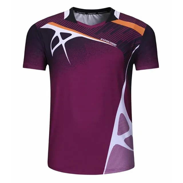 Women's Men's Sports Badminton wear shirts Table tennis game Shirts clothes Exercise Tennis Volleyball Handball Shirts