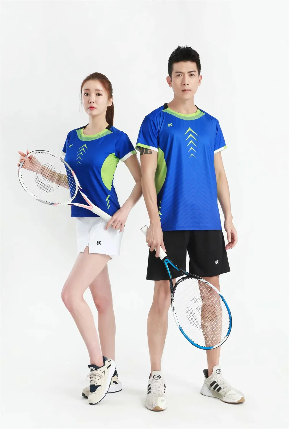 Women's Men's Sports Badminton wear shirts Table tennis game Shirts clothes Exercise Tennis Volleyball Handball Shirts