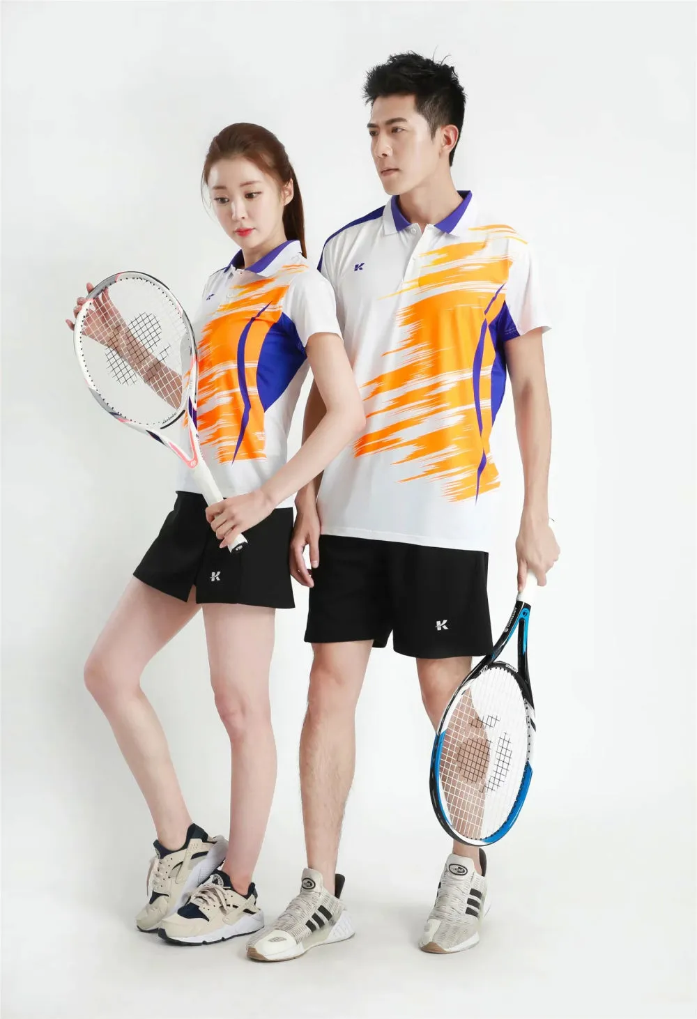 Women's Men's Sports Badminton wear shirts Table tennis game Shirts clothes Exercise Tennis Volleyball Handball Shirts