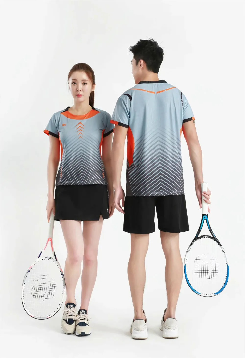 Women's Men's Sports Badminton wear shirts Table tennis game Shirts clothes Exercise Tennis Volleyball Handball Shirts