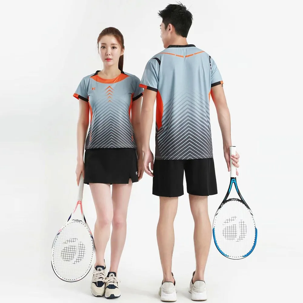 Women's Men's Sports Badminton wear shirts Table tennis game Shirts clothes Exercise Tennis Volleyball Handball Shirts